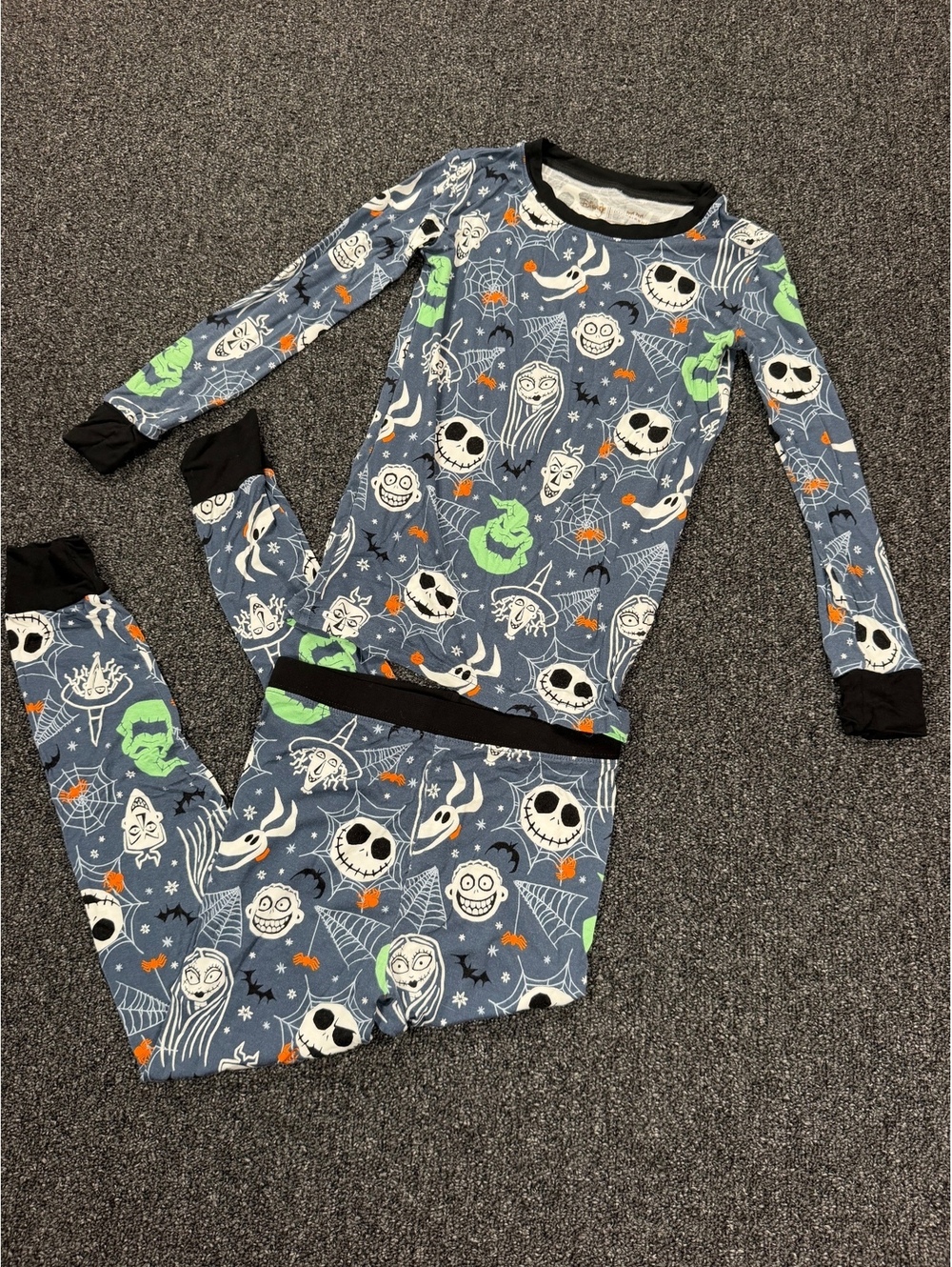 Little Sleepies Disney The Nightmare Before Christmas Kids Pajama Set 7/8